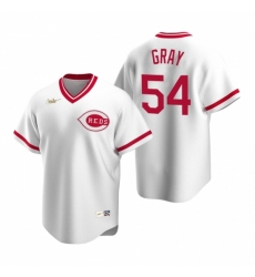 Men's Nike Cincinnati Reds #54 Sonny Gray White Cooperstown Collection Home Stitched Baseball Jersey Men's Nike Cincinnati Reds #54 Sonny Gray White Cooperstown Collection Home Stitched Baseball Jersey