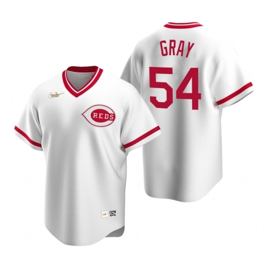 Men's Nike Cincinnati Reds #54 Sonny Gray White Cooperstown Collection Home Stitched Baseball Jersey Men's Nike Cincinnati Reds #54 Sonny Gray White Cooperstown Collection Home Stitched Baseball Jersey