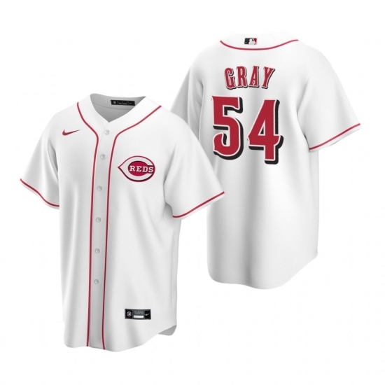Men's Nike Cincinnati Reds #54 Sonny Gray White Home Stitched Baseball Jersey Men's Nike Cincinnati Reds #54 Sonny Gray White Home Stitched Baseball Jersey