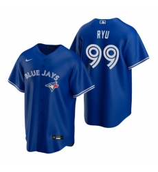 Men's Nike Toronto Blue Jays #99 Hyun-Jin Ryu Royal Alternate Stitched Baseball Jersey Men's Nike Toronto Blue Jays #99 Hyun-Jin Ryu Royal Alternate Stitched Baseball Jersey