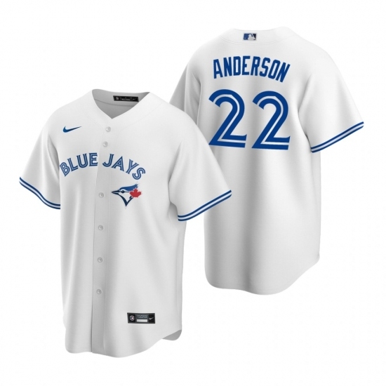 Men's Nike Toronto Blue Jays #22 Chase Anderson White Home Stitched Baseball Jersey Men's Nike Toronto Blue Jays #22 Chase Anderson White Home Stitched Baseball Jersey