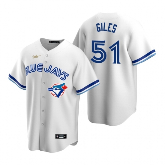 Men's Nike Toronto Blue Jays #51 Ken Giles White Cooperstown Collection Home Stitched Baseball Jersey Men's Nike Toronto Blue Jays #51 Ken Giles White Cooperstown Collection Home Stitched Baseball Jersey