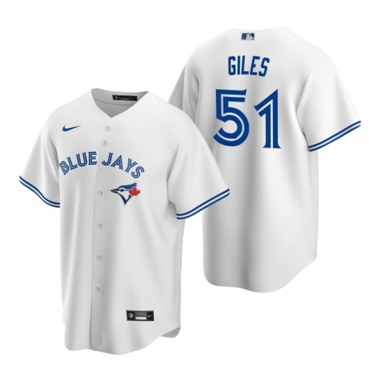 Men's Nike Toronto Blue Jays #51 Ken Giles White Home Stitched Baseball Jersey Men's Nike Toronto Blue Jays #51 Ken Giles White Home Stitched Baseball Jersey