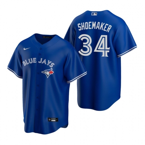 Men's Nike Toronto Blue Jays #34 Matt Shoemaker Royal Alternate Stitched Baseball Jersey Men's Nike Toronto Blue Jays #34 Matt Shoemaker Royal Alternate Stitched Baseball Jersey