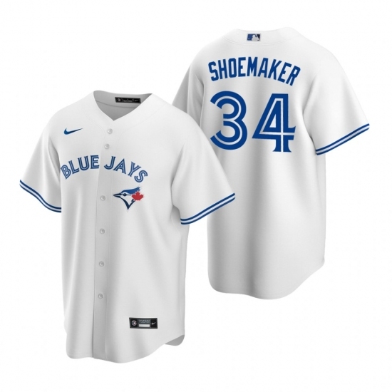 Men's Nike Toronto Blue Jays #34 Matt Shoemaker White Home Stitched Baseball Jersey Men's Nike Toronto Blue Jays #34 Matt Shoemaker White Home Stitched Baseball Jersey