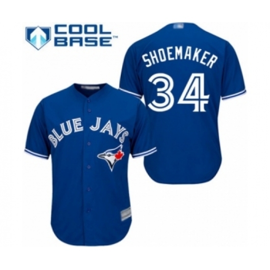 Youth Toronto Blue Jays #34 Matt Shoemaker Authentic Blue Alternate Baseball Player Jersey Youth Toronto Blue Jays #34 Matt Shoemaker Authentic Blue Alternate Baseball Player Jersey