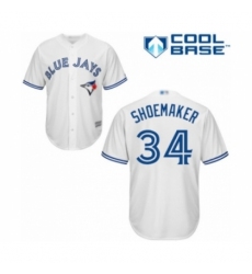 Youth Toronto Blue Jays #34 Matt Shoemaker Authentic White Home Baseball Player Jersey Youth Toronto Blue Jays #34 Matt Shoemaker Authentic White Home Baseball Player Jersey