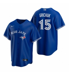 Men's Nike Toronto Blue Jays #15 Randal Grichuk Royal Alternate Stitched Baseball Jersey