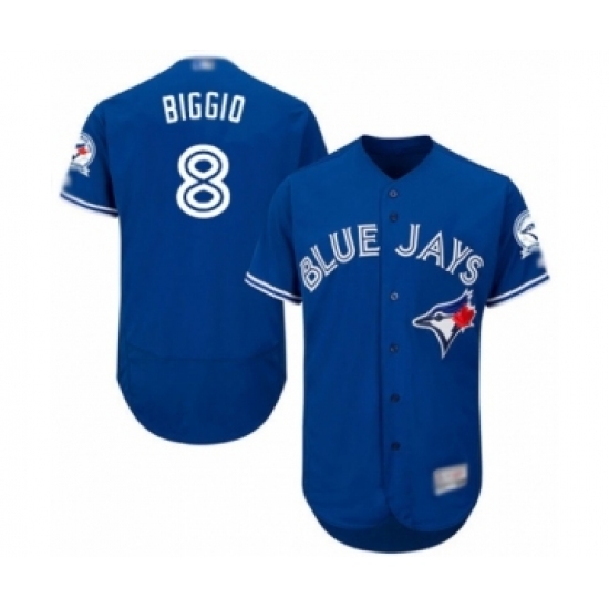 Men's Toronto Blue Jays #8 Cavan Biggio Blue Alternate Flex Base Authentic Collection Baseball Player Jersey Men's Toronto Blue Jays #8 Cavan Biggio Blue Alternate Flex Base Authentic Collection Baseball Player Jersey