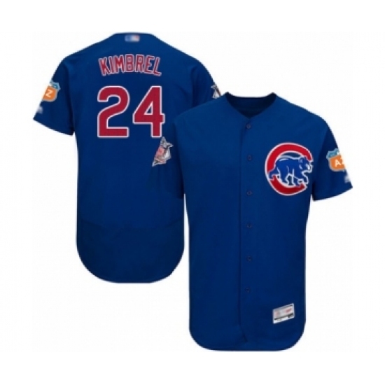 Men's Chicago Cubs #24 Craig Kimbrel Royal Blue Alternate Flex Base Authentic Collection Baseball Player Jersey Men's Chicago Cubs #24 Craig Kimbrel Royal Blue Alternate Flex Base Authentic Collection Baseball Player Jersey