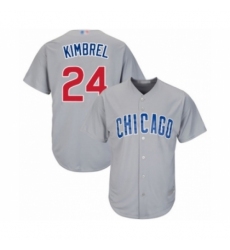 Youth Chicago Cubs #24 Craig Kimbrel Authentic Grey Road Cool Base Baseball Player Jersey