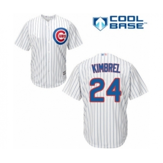 Youth Chicago Cubs #24 Craig Kimbrel Authentic White Home Cool Base Baseball Player Jersey Youth Chicago Cubs #24 Craig Kimbrel Authentic White Home Cool Base Baseball Player Jersey