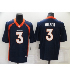 Denver Broncos #3 Russell Wilson Navy Vapor Untouchable Limited Stitched Jersey