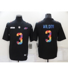 Denver Broncos #3 Russell Wilson Nike Multi-Color Black 2020 NFL Crucial Catch Vapor Untouchable Limited Jersey