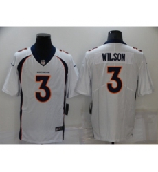 Denver Broncos #3 Russell Wilson White Vapor Untouchable Limited Jersey