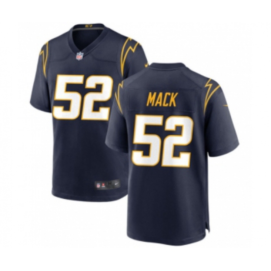 Los Angeles Chargers #52 Khalil Mack Navy 2022 Alternate Vapor Limited Jersey