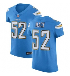 Men's Nike Los Angeles Chargers #52 Khalil Mack Electric Blue Alternate Stitched NFL New Elite Jersey