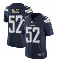 Men's Nike Los Angeles Chargers #52 Khalil Mack Navy Blue Team Color Stitched NFL Vapor Untouchable Limited Jersey