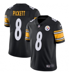 Men's Nike Pittsburgh Steelers #8 Kenny Pickett Black Team Color Stitched NFL Vapor Untouchable Limited Jersey