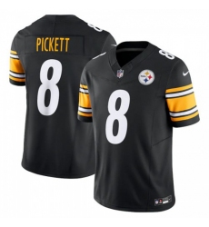 Men's Pittsburgh Steelers #8 Kenny Pickett Nike Black Vapor F.U.S.E. Limited Jersey