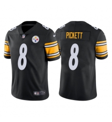 Pittsburgh Steelers #8 Kenny Pickett 2022 Black Vapor Untouchable Limited Stitched Jersey