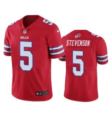 Buffalo Bills #5 Marquez Stevenson Red Vapor Untouchable Limited Stitched Jersey