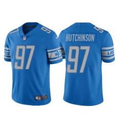 Detroit Lions #97 Aidan Hutchinson Blue Vapor Untouchable Limited Stitched Jersey