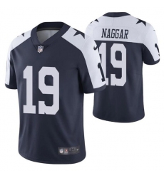 Dallas Cowboys #19 Chris Naggar Navy White Vapor Limited Stitched Jersey