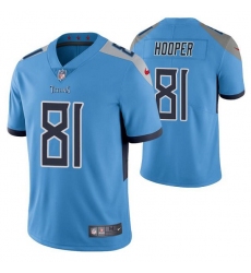 Tennessee Titans #81 Austin Hooper Blue Vapor Untouchable Stitched Jersey