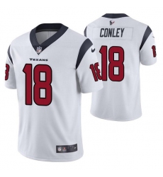 Houston Texans #18 Chris Conley White Vapor Untouchable Limited Stitched Jersey