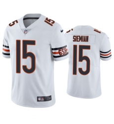 Chicago Bears #15 Trevor Siemian White Vapor untouchable Limited Stitched Jersey