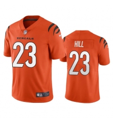 Cincinnati Bengals #23 Daxton Hill Orange Vapor Untouchable Limited Stitched Jersey
