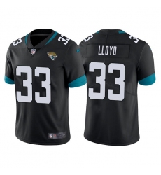 Jacksonville Jaguars #33 Devin Lloyd Black Vapor Untouchable Limited Stitched Jersey