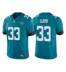 Jacksonville Jaguars #33 Devin Lloyd Teal Vapor Untouchable Limited Stitched Jersey