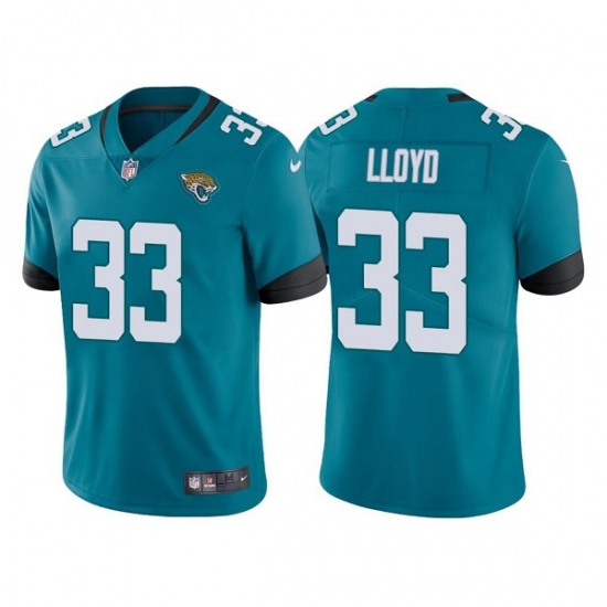 Jacksonville Jaguars #33 Devin Lloyd Teal Vapor Untouchable Limited Stitched Jersey