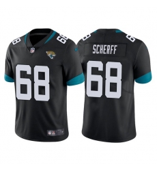 Jacksonville Jaguars #68 Brandon Scherff Black Vapor Untouchable Limited Stitched Jersey