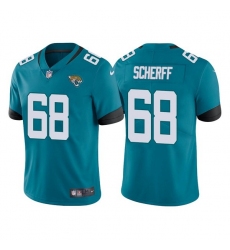 Jacksonville Jaguars #68 Brandon Scherff Teal Vapor Untouchable Limited Stitched Jersey