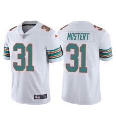 Miami Dolphins #31 Raheem Mostert White Color Rush Limited Stitched Football Jersey