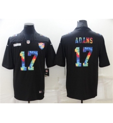 Las Vegas Raiders #17 Davante Adams Black Crucial Catch Limited Stitched Jersey