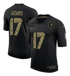 Men's Las Vegas Raiders #17 Davante Adams Nike 2020 Salute To Service Camo Limited NFL Jersey Black Men's Las Vegas Raiders #17 Davante Adams Nike 2020 Salute To Service Camo Limited NFL Jersey Black