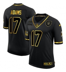 Men's Las Vegas Raiders #17 Davante Adams Nike 2020 Salute To Service Golden Limited NFL Jersey Black