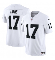 Men's Las Vegas Raiders #17 Davante Adams Nike White Vapor F.U.S.E. Limited Jersey Men's Las Vegas Raiders #17 Davante Adams Nike White Vapor F.U.S.E. Limited Jersey