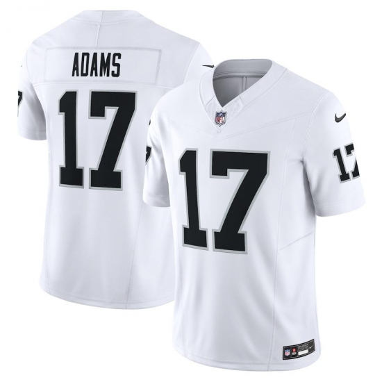 Men's Las Vegas Raiders #17 Davante Adams Nike White Vapor F.U.S.E. Limited Jersey Men's Las Vegas Raiders #17 Davante Adams Nike White Vapor F.U.S.E. Limited Jersey