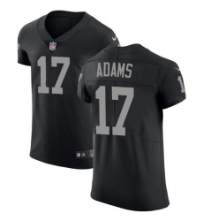 Men's Nike Las Vegas Raiders #17 Davante Adams Black Team Color Stitched NFL Vapor Untouchable Elite Jersey