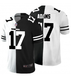 Men's Nike Las Vegas Raiders #17 Davante Adams Black V White Peace Split Nike Vapor Untouchable Limited NFL Jersey