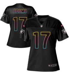 Women's Nike Las Vegas Raiders #17 Davante Adams Black NFL Fashion Game Jersey