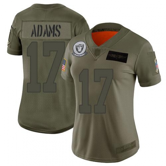 Women's Nike Las Vegas Raiders #17 Davante Adams Camo Stitched NFL Limited 2019 Salute To Service Jersey Women's Nike Las Vegas Raiders #17 Davante Adams Camo Stitched NFL Limited 2019 Salute To Service Jersey