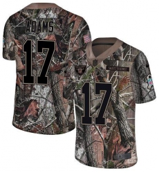 Youth Nike Las Vegas Raiders #17 Davante Adams Camo Stitched NFL Limited Rush Realtree Jersey