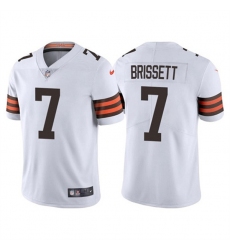 Cleveland Browns #7 Jacoby Brissett White Vapor Untouchable Limited Stitched Jersey