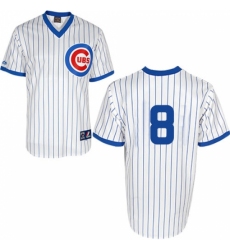 Men's Majestic Chicago Cubs #8 Andre Dawson Replica White 1988 Turn Back The Clock Cool Base MLB Jersey